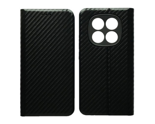 Чехол-книжка Carbon for Xiaomi Redmi Note 14 Pro 5G/Poco X7 5G Black mag-2000001607435140205