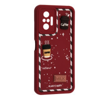 Чохол Happy для Xiaomi Redmi Note 10 Pro Marsala mag-2000001616703143438