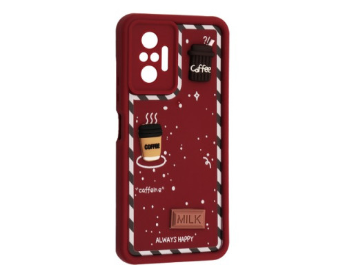 Чохол Happy для Xiaomi Redmi Note 10 Pro Marsala mag-2000001616703143438