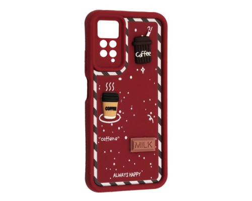 Чохол Happy для Xiaomi Redmi Note 11 Pro Marsala mag-2000001616802143448