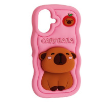 Чохол CAPYBARA for iPhone 16 Pink mag-2000001618158140868
