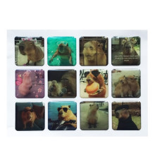 Набір наклейок 3D STICKERS Capybara 2 mag-2000001626009142119