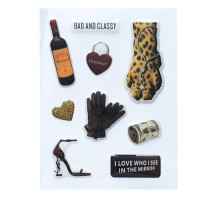 Набір наклейок 3D STICKERS Fashin style 7 mag-2000001626108142129