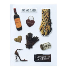 Набір наклейок 3D STICKERS Fashin style 7 mag-2000001626108142129