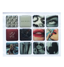 Набір наклейок 3D STICKERS Girls 1 mag-2000001626207142139