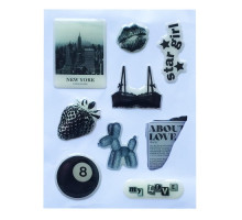 Набір наклейок 3D STICKERS Fashin style 20 mag-2000001626306142149