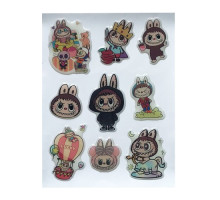 Набір наклейок 3D STICKERS Labubu 11 mag-2000001627013142448