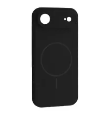 Чохол Silicone Case Full Camera Fine Ring MagSafe for iPhone 17 Air Black mag-2000001628317145210