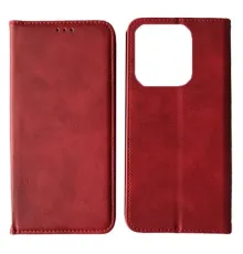 Чохол-книжка Black TPU Magnet for Xiaomi POCO M7 PRO 5G Red mag-2000001633304145193