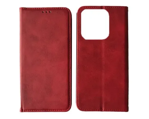 Чохол-книжка Black TPU Magnet for Xiaomi POCO M7 PRO 5G Red mag-2000001633304145193