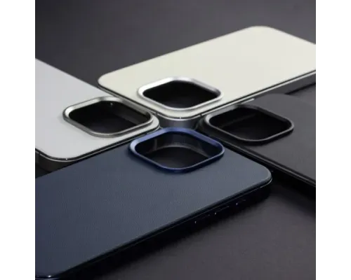 Чохол DULERO Metal Leather MagSafe Case for iPhone 15 Pro Max White mag-2000001635681143596