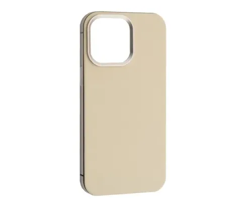 Чохол DULERO Metal Leather MagSafe Case for iPhone 15 Pro Max White mag-2000001635681143596