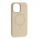 Чохол Liquid Silicone Case Metal Camera MagSafe для iPhone 16 Pro Max Antique white mag-2000001638606144132