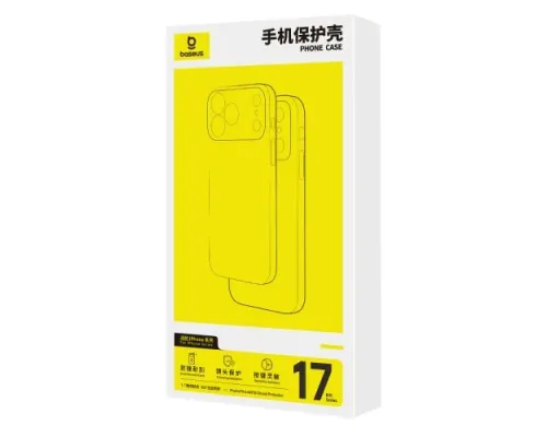 Силіконовий чохол Baseus Simple Case for iP 17 Clear P0045S00 mag-6932172697594145764