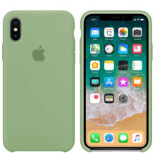 Чохол Silicone case for iPhone X/XS ( 1) green mag-200000089143912068