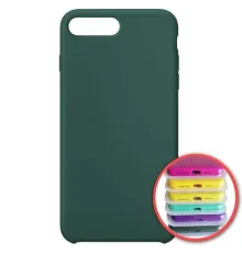 Чохол Silicone Case Full Copy for iPhone 7/8Plus (58) pine green mag-2000001085356147854