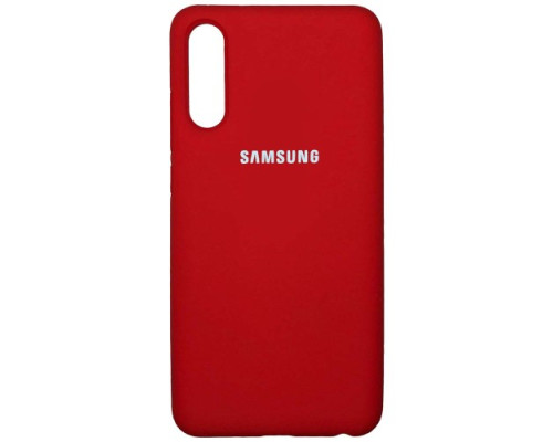 Чохол Silicone Case Full for Samsung A30S (A307)/A50 (A505)/A50s (A507) Red mag-200000101213028453