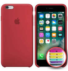 Чохол Silicone Case Full Copy for iPhone 6S (36) rose red mag-20000010302713556