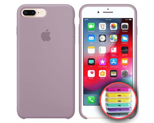Чохол Silicone Case Full Copy for iPhone 7/8Plus ( 7) lavander mag-2000001030912141800