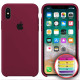 Чохол Silicone Case Full Copy for iPhone X/XS (52) marsala mag-2000001031681141810