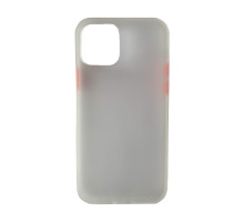 Чохол-бампер захисний Gingle Matte Case iPhone 12 /12 Pro white/red mag-20000012416465299