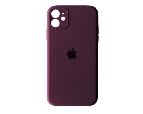 Чохол Silicone Case Full Camera Copy for iPhone 11 (67) plum mag-2000001265550138489
