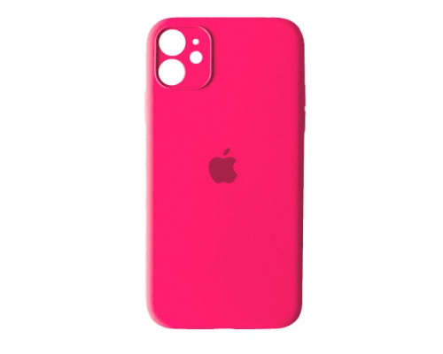 Чохол Silicone Case Full Camera Copy for iPhone 12 (47) hot pink mag-200000126640356774