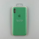 Чохол 1:1 Original Silicone Case for iPhone XS Max Spearmint mag-200000127431614117