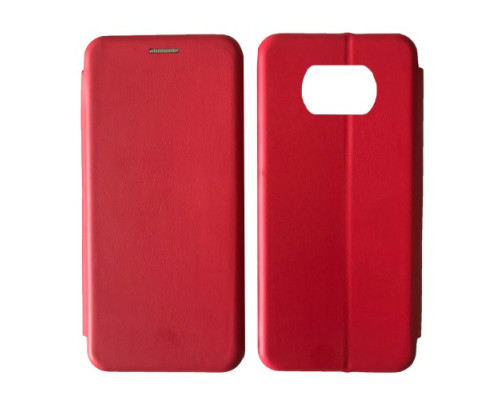 Чохол-книжка Level for Xiaomi Poco X3/X3 Pro NFC Red mag-200000128240314795