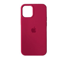 Чохол Silicone Case Full Copy for iPhone 12 Pro Max (36) rose red mag-20000012314634043
