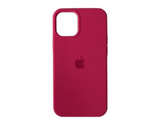 Чохол Silicone Case Full Copy for iPhone 12 Pro Max (36) rose red mag-20000012314634043