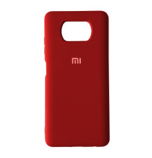 Чохол Silicone Case Full for Xiaomi Poco X3 NFC Red mag-20000012398725137