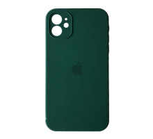 Silicone Case Full Camera Square side Copy for iPhone 11 Forest green mag-2000001349854142623