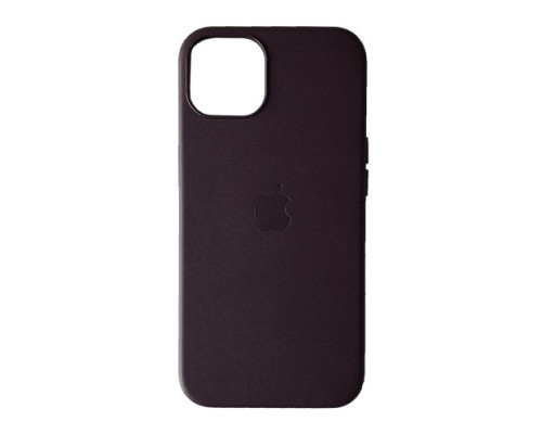 Чохол Leather Case with MagSafe for iPhone 13 Dark Cherry mag-200000135241043841