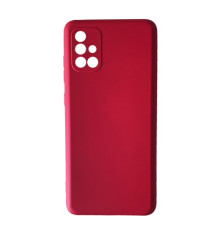Чохол Silicone Case Camera (no logo) для Samsung A71 (A715) red mag-2000001365793101042