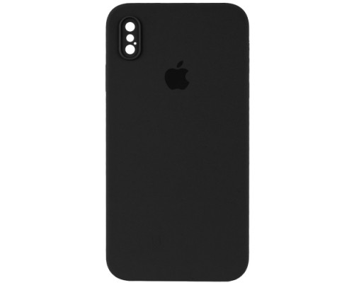 Silicone Case Full Camera Square side for iPhone XS Black mag-200000138954661724