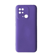 Чохол Silicone Case Camera (no logo) для Xiaomi Redmi 10C lilac mag-2000001394663138760