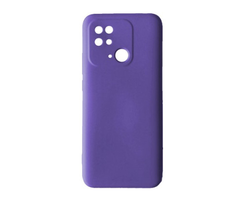 Чохол Silicone Case Camera (no logo) для Xiaomi Redmi 10C lilac mag-2000001394663138760