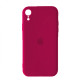 Silicone Case Full Camera Square side for iPhone XR Rose red mag-2000001396742142643