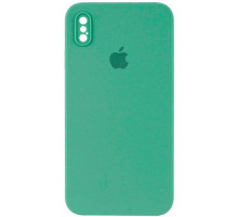 Silicone Case Full Camera Square side Copy for iPhone XS Spearmint mag-2000001396902142653