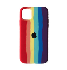Чохол Silicone Case Full for iPhone 13 RAINBOW 2 mag-200000133935042622