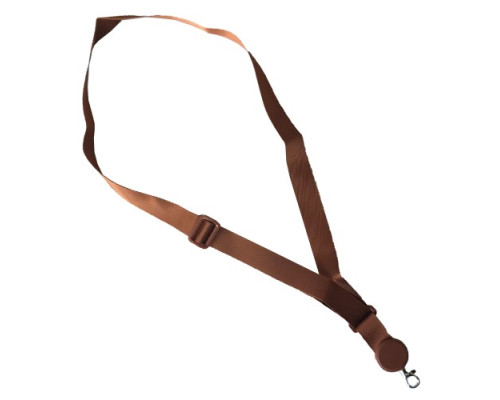 Ремінець STRAP з карабіном + тримач для чохлів (універсальний) Brown mag-2000001440865139429