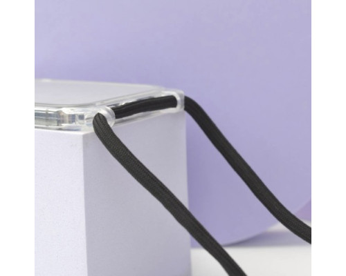 Чохол NEW ROPE CLEAR CASE CAMERA FRAME for iPhone 13 Pro Max Black mag-200000144554931887