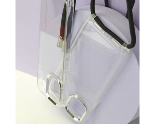 Чохол NEW ROPE CLEAR CASE CAMERA FRAME for iPhone 13 Pro Max Black mag-200000144554931887