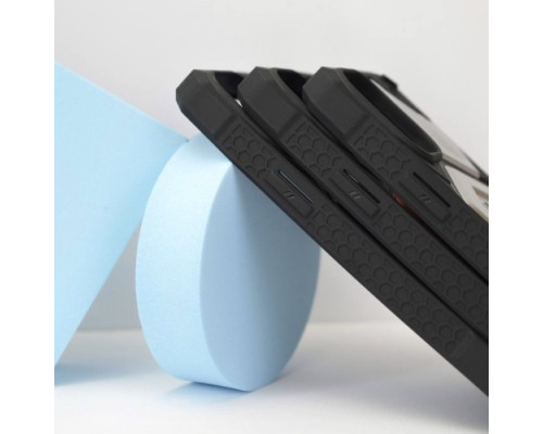 Чохол ударостійкий NEW UAG PRO MONARCH CARBON MAGSAFE for iPhone 14 Plus Black mag-2000001459478104032