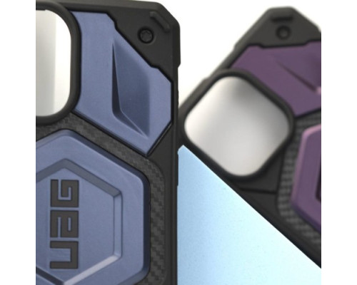 Чохол ударостійкий NEW UAG PRO MONARCH CARBON MAGSAFE for iPhone 14 Plus Black mag-2000001459478104032