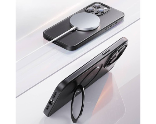 Чохол ROCK Guard with Magnetic (Foldable Magnetic Ring) for iPhone 15 ProTitanium Black mag-2000001487549104822