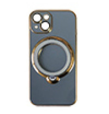 Чохол GLITTER SHINING HOLDER MagSafe for iPhone 15 Blue mag-200000149672518646