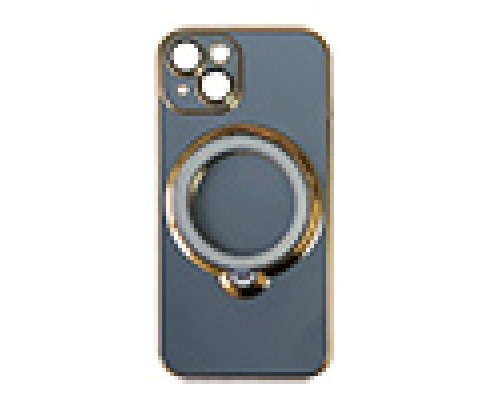 Чохол GLITTER SHINING HOLDER MagSafe for iPhone 15 Blue mag-200000149672518646