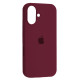 Чохол Silicone Case Full for iPhone 16 (52) marsala mag-200000154101253794